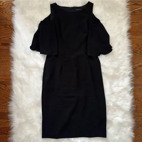 Black Halo Adera Cold Shoulder Dress